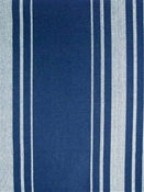 Harbor Stripe White on Navy Preshrunk Cotton